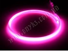 Гибкий неон 220В SMD 2835/120 (IP67) Розовый (круглый)